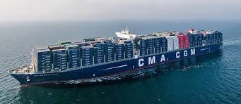 Gigante de transporte CMA CGM vê abrandamento das taxas globais de frete
