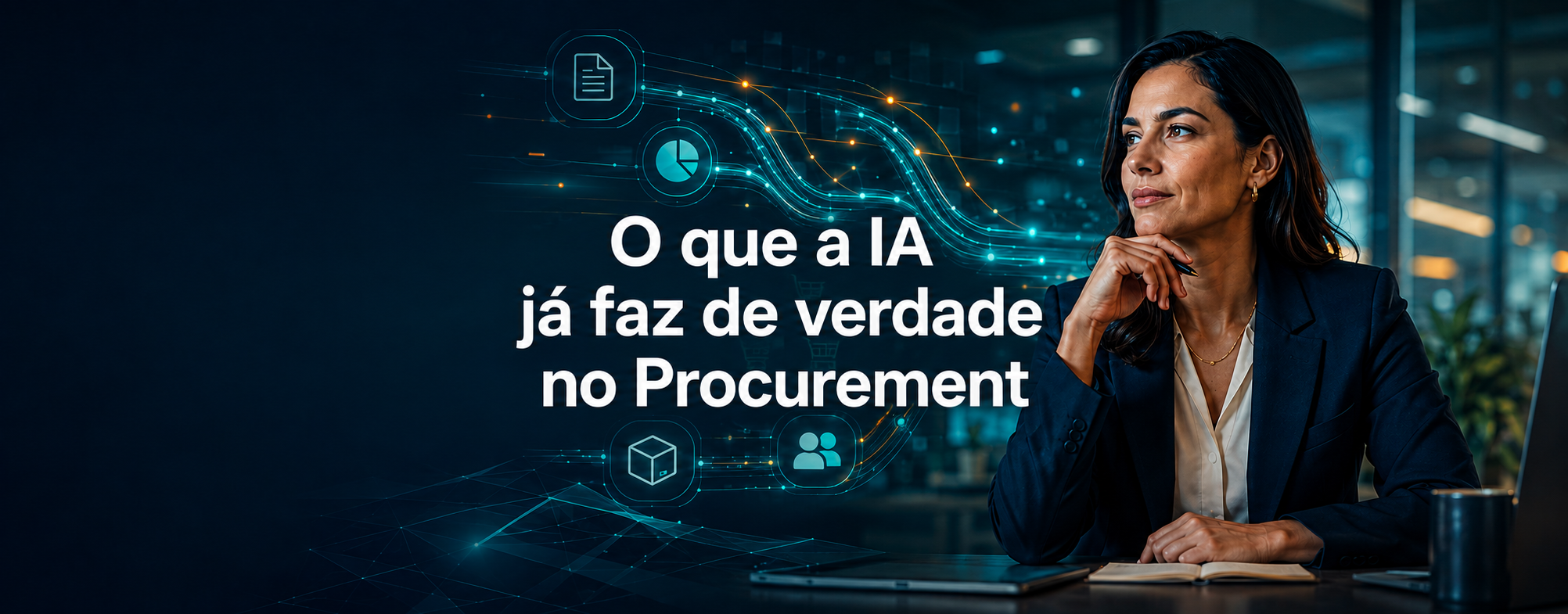 O que a IA já faz de verdade no Procurement (e o que muda para o comprador)